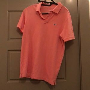 Pink boys vineyard vines shirt